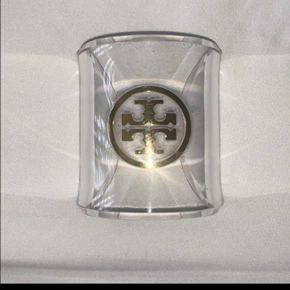 Tory Burch Jewelry - Tory Burch Clear Lucite cuff